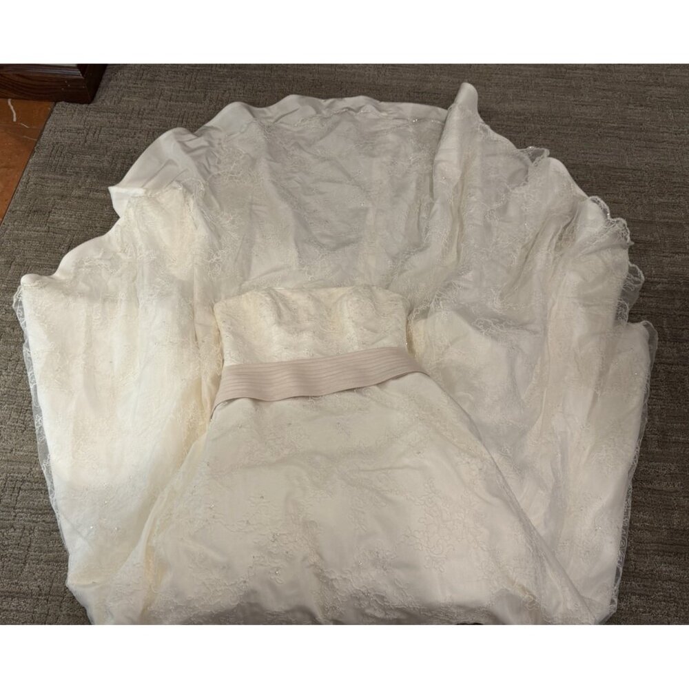 Casablanca Bridal Wedding Dress Whimsical Wonder IVORY Gown C1772 WOMEN 8 NEW - Picture 11 of 13